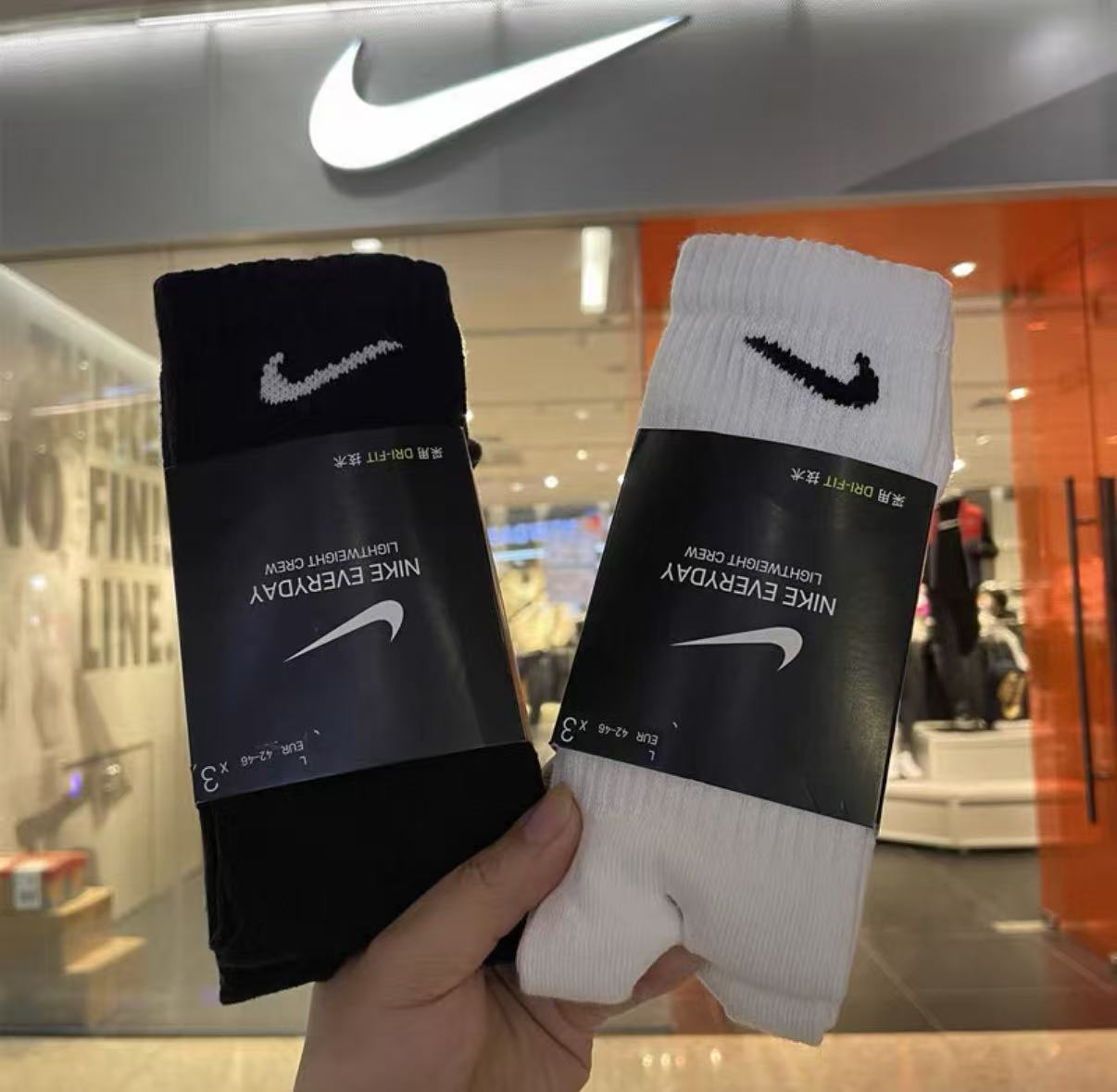 Cotton Crew Sock Pack - Nike 3 Packs Crew Socks Unisex