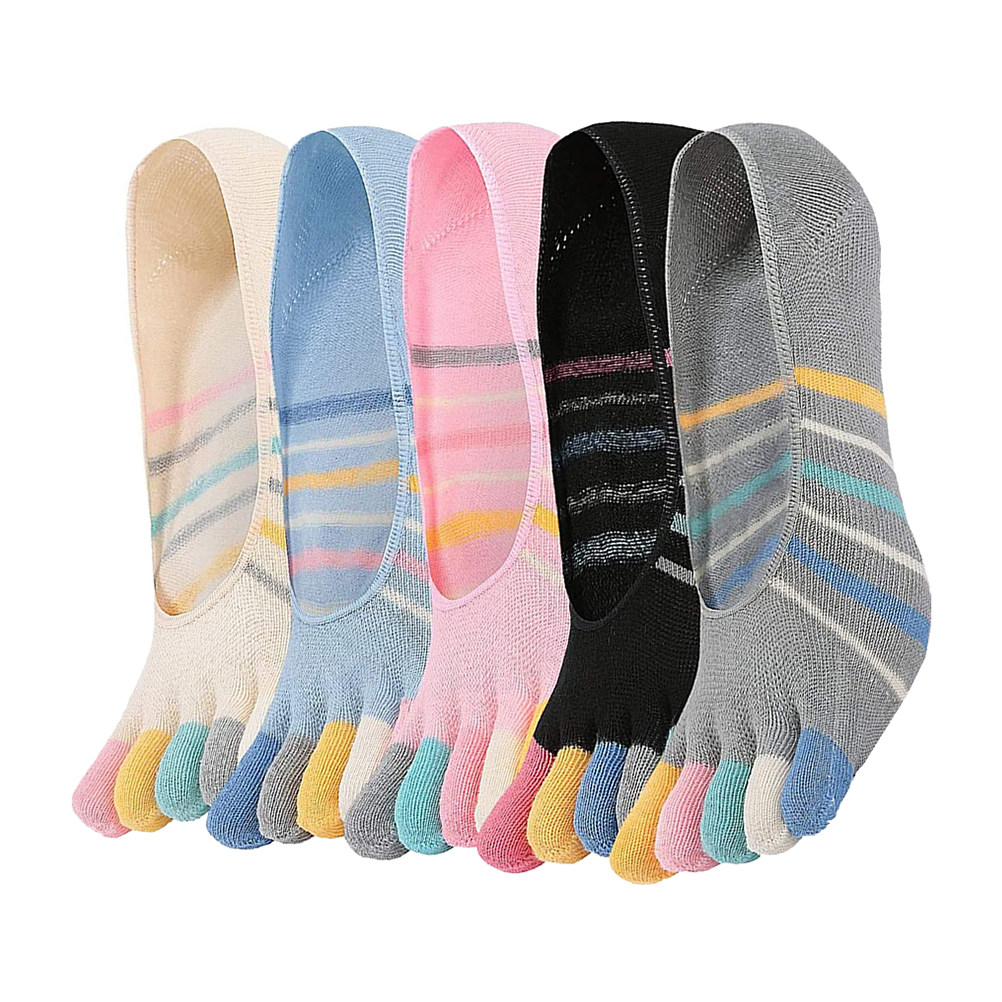 Womens Five Toe Yoga Socks 5 P - Invisibility Sock Loafer ulasan dan harga