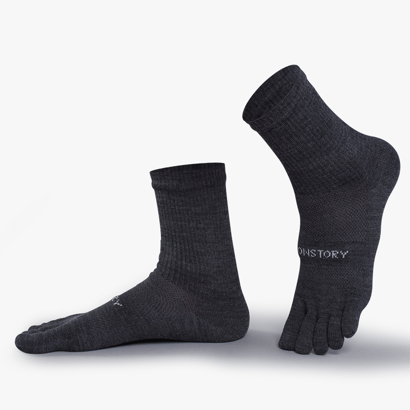 5 Pairs Thicken Warm Men Five  - Toe Sock Split ulasan dan harga