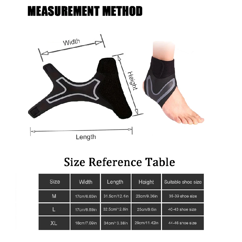 1 Pc Ankle Brace Support Compr - Ankle Brace Sock ulasan dan harga