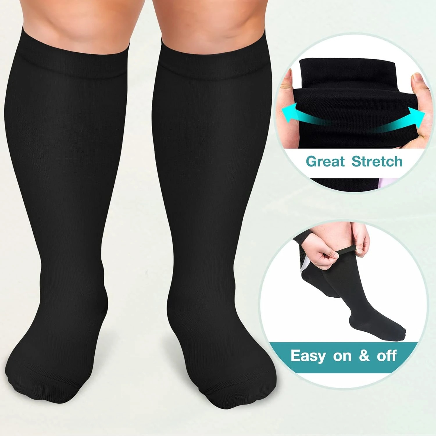 Plus Size Compression Socks fo - Compression Sleeve Calf ulasan dan harga